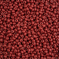 Preciosa 6/0 Rocaille Seed Beads - SB6-16A18M - Matte Brown - Terra Intensive