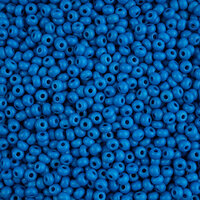 Preciosa 6/0 Rocaille Seed Beads - SB6-16A38M - Matte Blue - Terra Intensive