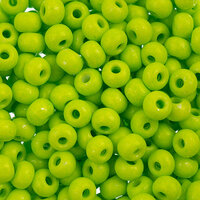 Preciosa 6/0 Rocaille Seed Beads - SB6-16A54 - Light Green - Terra Intensive
