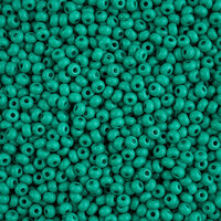 Preciosa 6/0 Rocaille Seed Beads - SB6-16A58M - Matte Dark Green - Terra Intensive
