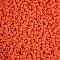 Preciosa 6/0 Rocaille Seed Beads - SB6-16A91M - Matte Orange - Terra Intensive