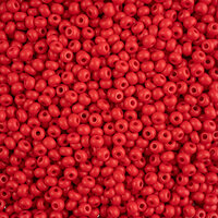 Preciosa 6/0 Rocaille Seed Beads - SB6-16A98M - Matte Red - Terra Intensive