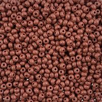 Preciosa 6/0 Rocaille Seed Beads - SB6-22007 - Chalk Brown - PermaLux