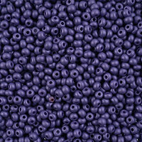 Preciosa 6/0 Rocaille Seed Beads - SB6-22015 - Chalk Dark Violet - PermaLux