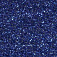 Preciosa 6/0 Rocaille Seed Beads - SB6-37050 - Silver Lined Sapphire