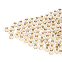 Preciosa 6/0 Rocaille Seed Beads - SB6-68106 - Bronze Lined Crystal