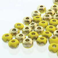 Preciosa 6/0 Rocaille Seed Beads - SB6-83110-26481 - Yellow Etch Amber