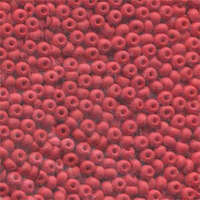 Preciosa 6/0 Rocaille Seed Beads - SB6-93190M - Matt Red