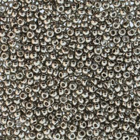 Preciosa 8/0 Rocaille Seed Beads - SB8-00030-37000 - Nickel Plate