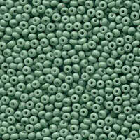 Preciosa 8/0 Rocaille Seed Beads - SB8-03663 - Opaque Jade Sol Gel