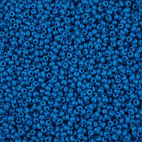 Preciosa 8/0 Rocaille Seed Beads - SB8-16A38M - Matte Blue - Terra Intensive