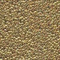 Preciosa 8/0 Rocaille Seed Beads - SB8-18581 - Terra Metallic Gold