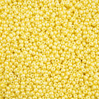 Preciosa 8/0 Rocaille Seed Beads - SB8-22001 - Chalk Light Yellow - PermaLux