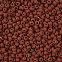 Preciosa 8/0 Rocaille Seed Beads - SB8-22M07 - Matte Chalk Brown - PermaLux