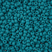 Preciosa 8/0 Rocaille Seed Beads - SB8-22M18 - Matte Chalk Teal - PermaLux
