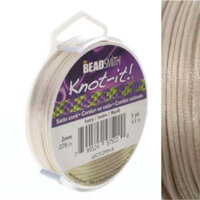 2mm Satin Cord - Ivory - SCIV2MM