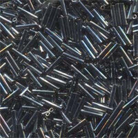 Miyuki 6mm Slender Bugle Bead - SLB136-464 - Opaque Dyed Dark Purple