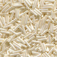 Miyuki 6mm Slender Bugle Bead - SLB136-592 - Ivory Ceylon