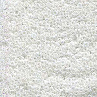 Miyuki 2.2mm Spacer Bead - SPR2-420 - White Pearl Ceylon