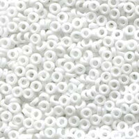 Miyuki 3mm Spacer Bead - SPR3-402 - Opaque White