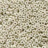 Miyuki 3mm Spacer Bead - SPR3-600 - Opaque Limestone Luster