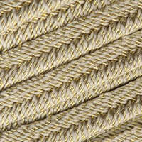 2.5mm Metallic Light Gold Italian Luxury Acetate Soutache - ST3102