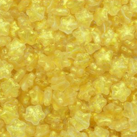 8mm Czech Glass Star Bead - Crystal Gold - 00030-56902