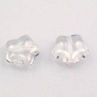 8mm Czech Glass Star Bead - Crystal  - 00030