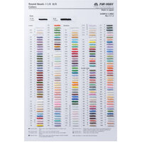 11/0 & 8/0 Round Seed Beads Colour Chart - 2