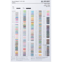 11/0 & 8/0 Round Seed Beads Colour Chart - 3