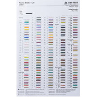 15/0 Round Seed Beads Colour Chart - 2