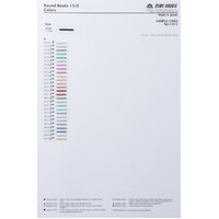 15/0 Round Seed Beads Colour Chart - 3