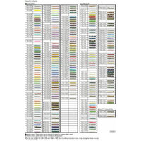 Aiko Seed Beads Colour Chart - Number Order - 4
