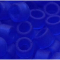 11/0 Aiko Beads - Transparent-Frosted Dark Sapphire - TA-01-0008F