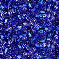 11/0 Triangle - Silver-Lined Cobalt - TG-11-28