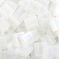 Miyuki Tila Bead - TL131FR - Matte Crystal AB