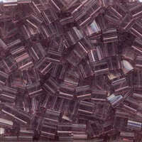 Miyuki Tila Bead - TL142 - Transparent Smoky Amethyst