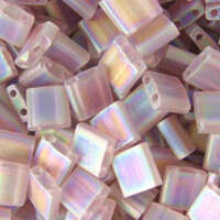 Miyuki Tila Bead - TL142FR - Matte Transparent Smoky Amethyst AB