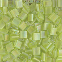 Miyuki Tila Bead - TL143FR - Matte Transparent Chartreuse AB