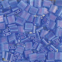 Miyuki Tila Bead - TL150FR - Matte Transparent Sapphire Blue AB