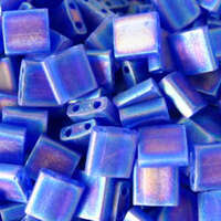 Miyuki Tila Bead - TL151FR - Matte Transparent Cobalt AB
