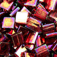 Miyuki Tila Bead - TL301 - Dark Topaz Rainbow Gold Luster