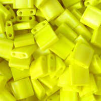 Miyuki Tila Bead - TL404FR - Matte Opaque Yellow AB