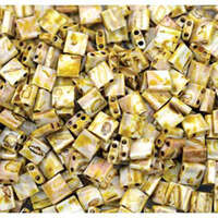 Miyuki Tila Bead - TL4512 - Matte Picasso Canary Yellow