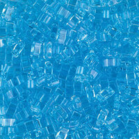 Miyuki Half Tila Bead - TLH148 - Transparent Aqua