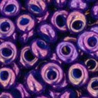 3mm Magatama Beads - Higher-Metallic Grape - TM-03-461