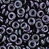 8/0 Demi Round - Metallic Amethyst Gun Metal - TN-08-90