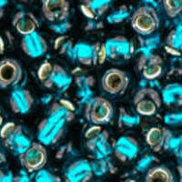 TOHO Silver-Lined Teal 8/0 Round - TR-08-27BD