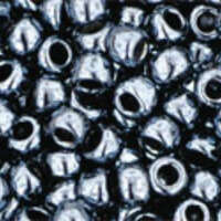 TOHO Metallic Hematite 8/0 Round - TR-08-81