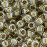 TOHO Gold-Lined Crystal 8/0 Round - TR-08-989